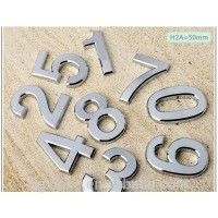 High quality die casting metal stamping stainless chormate door numbers