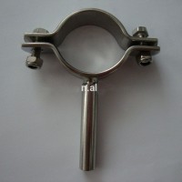 OEM multifunctional sheet metal stamping stainless steel fastening fitting black round tube clamp