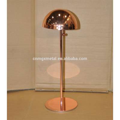 OEM High Quality Copper Plated Circular Stainless Steel Display Stand