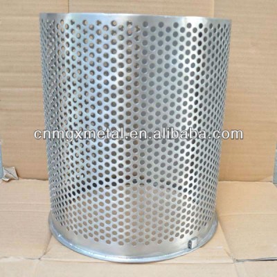 OEM Strainer Made of 2mm Stainless Steel Perforated Metal Screen Sheet