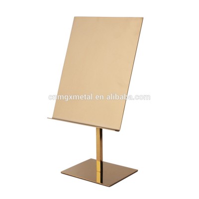 Customized High Quality Stainless Steel Golden Shirt Display Stand