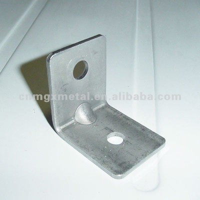 1.5"x1.5" Steel L Shaped Ribbed Corner Bracket