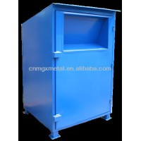 custom powder blue medium boss clothing donation box Enclosure