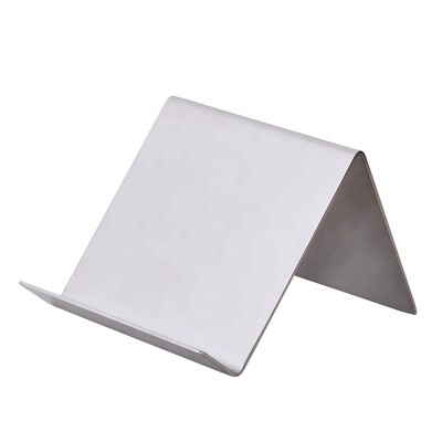 Customized High Quality Bending Stainless Steel Store Wallet Display Holders